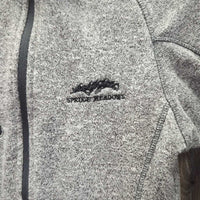 Light Fleece Jacket, zipper "Spruce Meadows" *gc, v.clumpy & pilly
