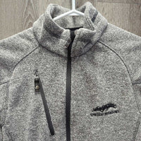 Light Fleece Jacket, zipper "Spruce Meadows" *gc, v.clumpy & pilly
