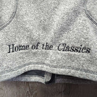 Light Fleece Jacket, zipper "Spruce Meadows" *gc, v.clumpy & pilly
