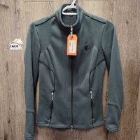 Fleece Jacket, Zipper *vgc, mnr hair, rubs & pills
