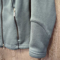 Fleece Jacket, Zipper *vgc, mnr hair, rubs & pills
