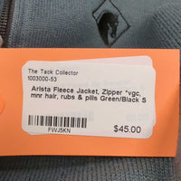 Fleece Jacket, Zipper *vgc, mnr hair, rubs & pills
