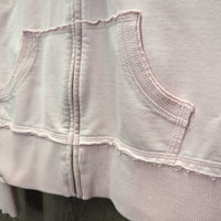 Sweatshirt Jacket, Hoodie, Zipper *gc, rubs, pills, loose threads & rrubs
