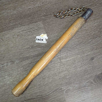 Chain Twitch, Wood Handle *fair, rough, peeling, rust, v.loose cap, older
