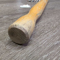 Chain Twitch, Wood Handle *fair, rough, peeling, rust, v.loose cap, older
