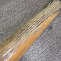 Chain Twitch, Wood Handle *fair, rough, peeling, rust, v.loose cap, older
