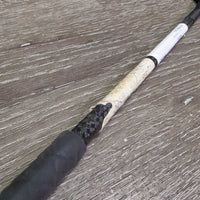 Riding Whip - Crop *gc, older, mnr dirt, sticker, residue
