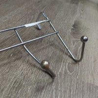 Light Wire Over Door Tack Hook *fair, rusty, bent, scrapes
