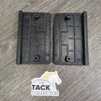Pr Wide Base Rubber Stirrup Beds *like new
