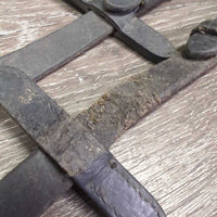 Rubber Reins, stoppers *FAIR, chewed/thin, clean, film, dry, faded, scrapes, slices
