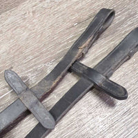 Rubber Reins, stoppers *FAIR, chewed/thin, clean, film, dry, faded, scrapes, slices
