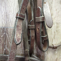Rsd Bridle, Bling Browband *MISMATCHED, gc, dry, stiff, dirty, v.tight keeper
