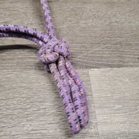 Stiff Nylon Rope Halter *gc/fair, dirty, popped, rubs, stains, frays, faded
