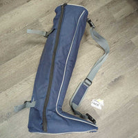 Tall Padded Boot Bag, Shoulder Strap *gc/fair, older, unstitched zipper, v.rubbed/holey edges
