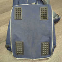 Tall Padded Boot Bag, Shoulder Strap *gc/fair, older, unstitched zipper, v.rubbed/holey edges
