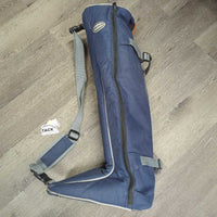Tall Padded Boot Bag, Shoulder Strap *gc/fair, older, unstitched zipper, v.rubbed/holey edges
