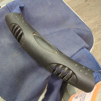 Tall Padded Boot Bag, Shoulder Strap *gc/fair, older, unstitched zipper, v.rubbed/holey edges
