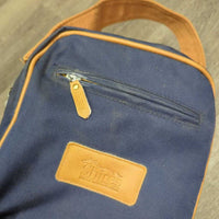 Tall Padded Boot Bag *gc, dirty, hair, stains, paint?film, oxidized

