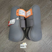 Open Front Boots, velcro, tag *like new/xc, clean, mnr stains & dirt
