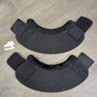 Wrap Around Bell Boots, Fleece Top, Velcro *like new
