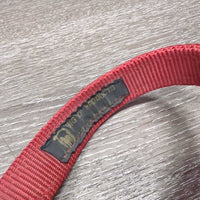 Stiff Nylon Halter, snap *gc, marker, mnr dirt
