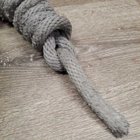 Stiff Nylon Lead Rope *fair, frayed, rubs, snags, smell?, dirt
