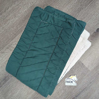 Pr Cotton No Bow Leg Quilts *vgc, clean, pilly, mnr dingy, hair, threads
