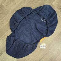 Thick Fleece Saddle Cover *gc, hairy, clean, clumpy, peeling logo backs/inside
