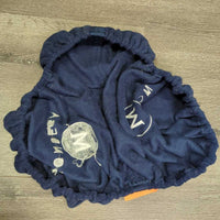 Thick Fleece Saddle Cover *gc, hairy, clean, clumpy, peeling logo backs/inside
