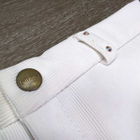 JUNIORS Ribbed Breeches, bling *vgc/gc, mnr pills, stains, hairy velcro, rubs & pills
