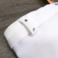 JUNIORS Ribbed Breeches, bling *vgc/gc, mnr pills, stains, hairy velcro, rubs & pills
