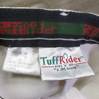 JUNIORS Ribbed Breeches, bling *vgc/gc, mnr pills, stains, hairy velcro, rubs & pills
