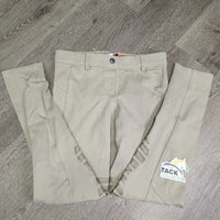 Euro Seat Sticky Knee Breeches *vgc/fair, mnr puckers, many unstitched seams, thread
