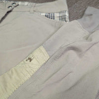 Euro Seat Breeches *gc, discolored seat & legs, seam puckers, pilly inside, unstiched seam, puckers, stains
