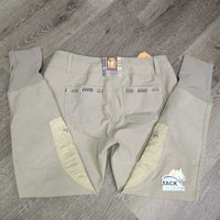 Euro Seat Breeches *gc, discolored seat & legs, seam puckers, pilly inside, unstiched seam, puckers, stains
