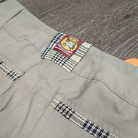 Euro Seat Breeches *gc, discolored seat & legs, seam puckers, pilly inside, unstiched seam, puckers, stains
