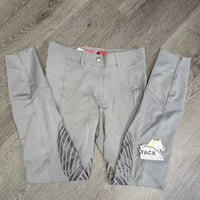 Euro Seat Breeches *gc/fair, discolored & stained seat, legs & seams, rubs & pilly edges, mnr undone stitchign
