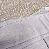 Euro Seat Breeches *gc/fair, discolored & stained seat, legs & seams, rubs & pilly edges, mnr undone stitchign
