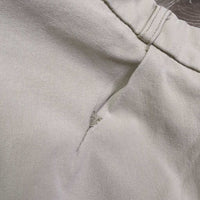 Side Zip Breeches *fair, older, unstitched seams, puckers, faded, stains, discolored seat & legs, pulled seat seam, v.weak velcro

