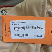 PRO 2026 Euro Seat Breeches, tag *new
