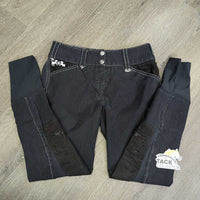 Euro Seat Breeches *gc, faded, shrunk?, rubs, pills, mnr undone stitching, seam puckers
