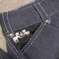 Euro Seat Breeches *gc, faded, shrunk?, rubs, pills, mnr undone stitching, seam puckers
