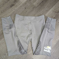 Euro Seat Sticky Knee Breeches *gc, mnr snag, pulled zipper seam, edge rubs & pills, seam puckers
