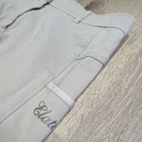 Euro Seat Sticky Knee Breeches *gc, mnr snag, pulled zipper seam, edge rubs & pills, seam puckers
