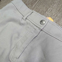 Euro Seat Sticky Knee Breeches *gc, mnr snag, pulled zipper seam, edge rubs & pills, seam puckers
