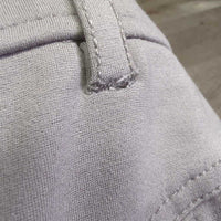 Euro Seat Sticky Knee Breeches *gc, mnr snag, pulled zipper seam, edge rubs & pills, seam puckers

