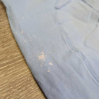 Euro Seat Breeches *gc, faded spots, mnr seam puckers, rubs, pills, tar? discolored/stained seat & legs
