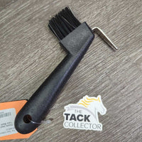 Plastic Hoof Pick, Bristle Brush *new
