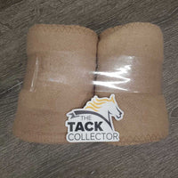 Pr High Quality Vintage Wool Leg Wraps, iron-on label *vgc, clean, older, mnr pills, threads
