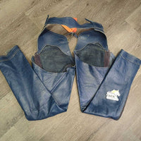 Smooth Leather Full Chaps *gc, clean, older
